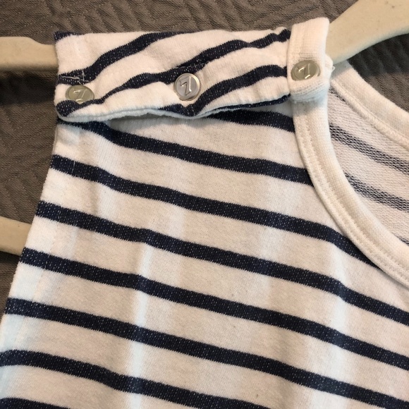 Navy and white striped romper - Picture 5 of 5